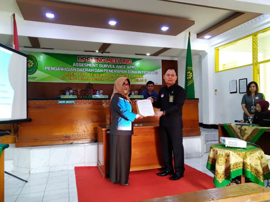 Opening Meeting, Asessmen Surveilance APM, Pengawasan Daerah dan Penerapan Zona Integritas